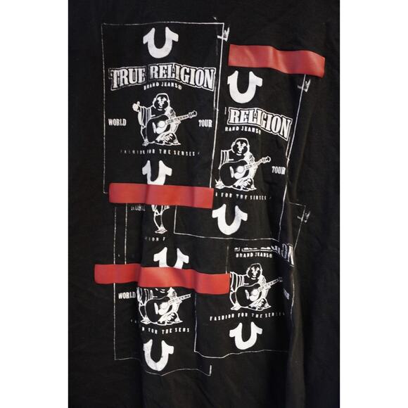 True religion shirts BOYS XL Youth Extra large bundle 4 tees black white blue - Picture 2 of 10